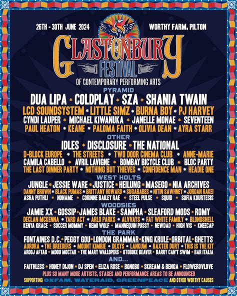 skybet glastonbury|Glastonbury announces full line.